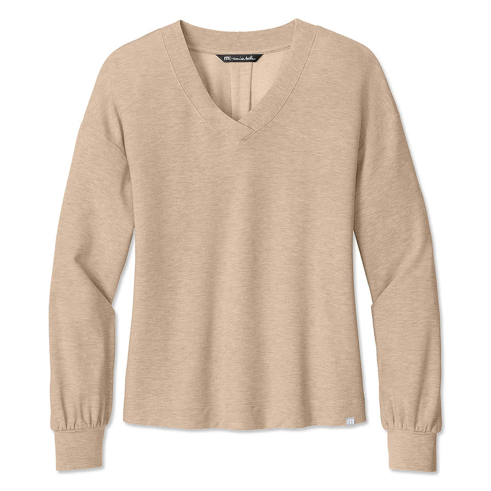 TravisMathew Women's Long Weekend V-Neck Long Sleeve Shirt