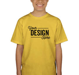 Canada - Gildan Youth 100% Cotton T-shirt - Color: Daisy