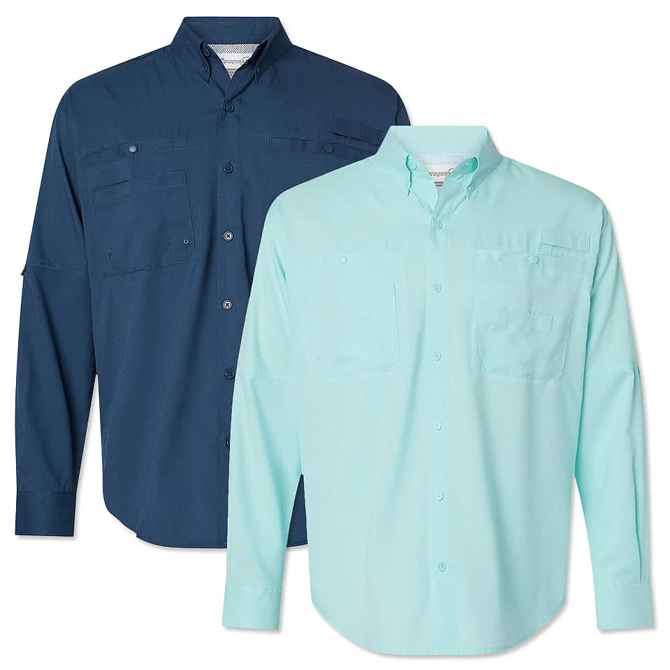 Paragon Kitty Hawk Long Sleeve Performance Fishing Shirt - Printed