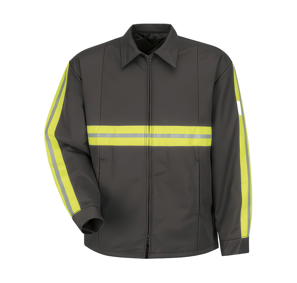 Red Kap Enhanced Visibility Perma-Lined Insulated Safety Jacket-default