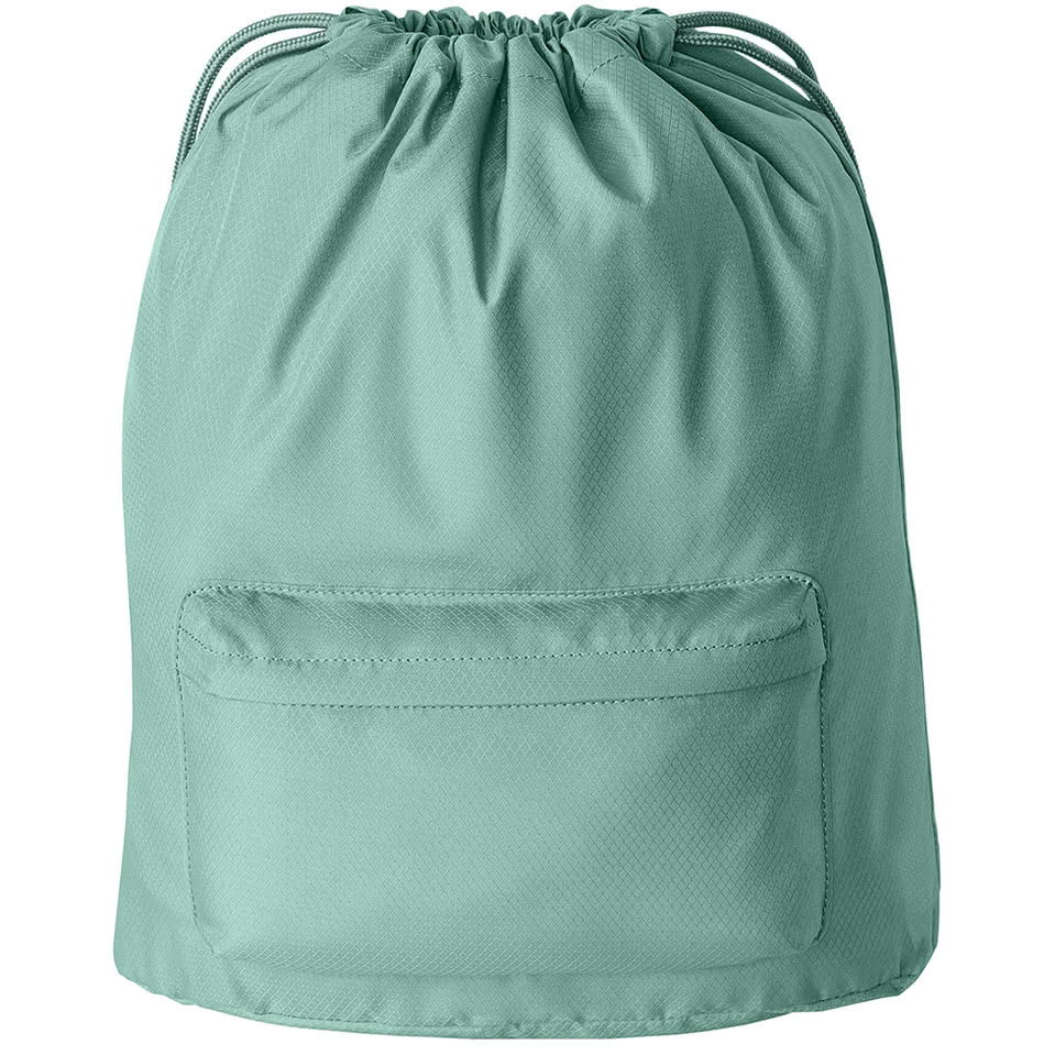 Full Color Port Authority Diamond Pocket Drawstring Bag