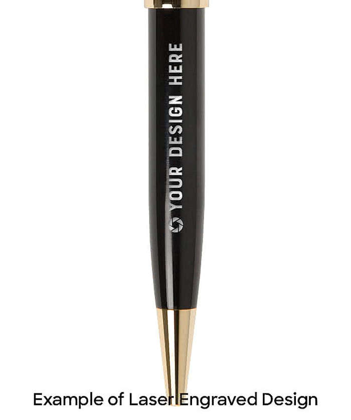 Laser Engraved Baronfig Squire Rollerball Pen (black ink)