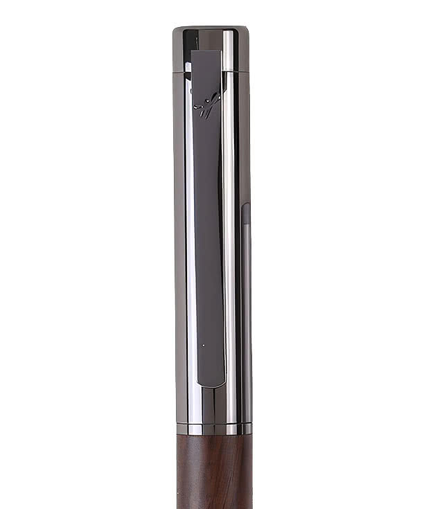 Laser Engraved Luxwood Ballpoint Pen (black ink)
