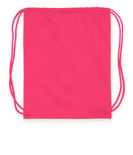 Basic Drawstring Bag - Color: Hot Pink