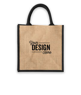 Medium Jute Tote - Color: Black