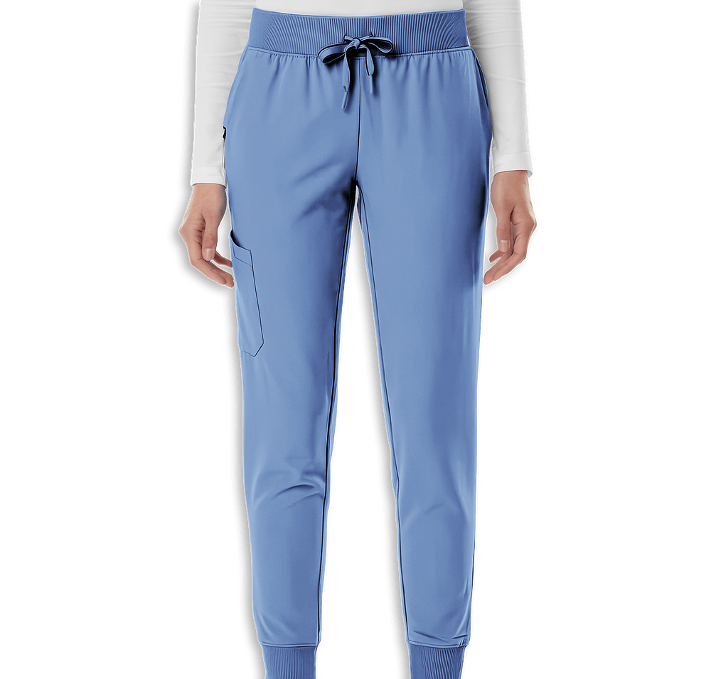 Jaanuu Women's Silex Knit-Waist Jogger Scrub Pant - Printed-default