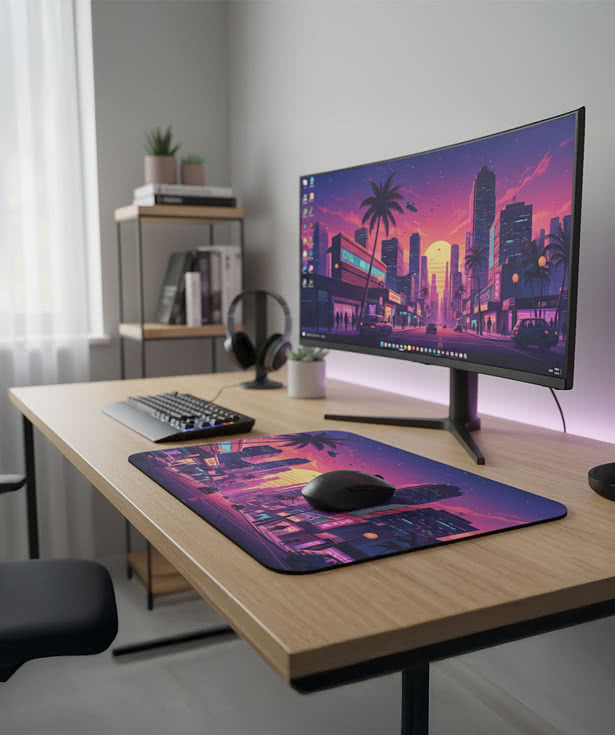 Full Color Stain-Resistant Mouse Pad