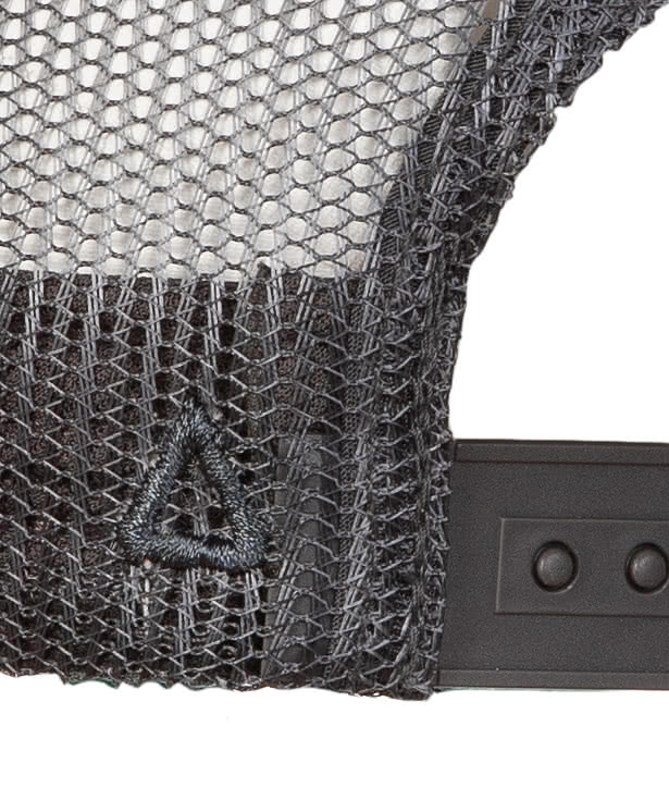 Ahead Brant Snapback Trucker Hat - Rectangle Patch - Embroidered