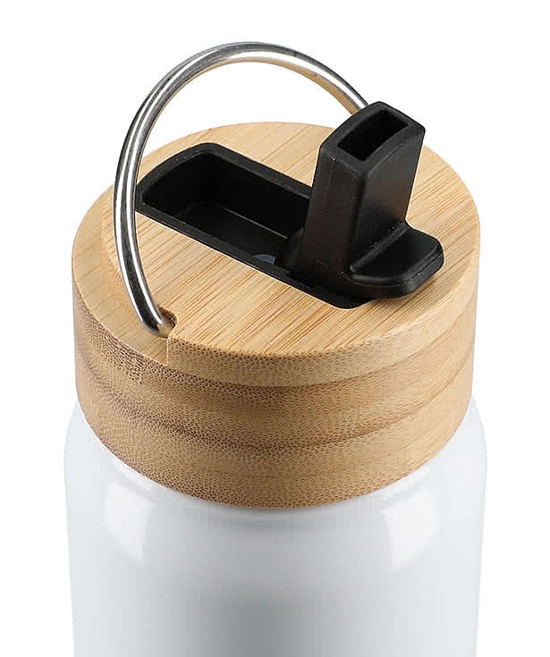 26 oz. Billy Recycled Aluminum Water Bottle With Bamboo Lid