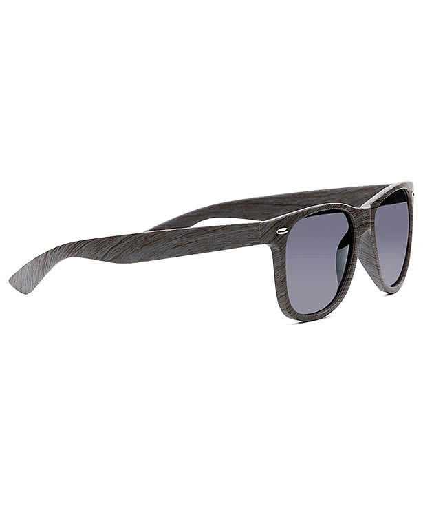 Allen Faux Wood Finish Sunglasses