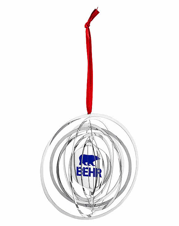 Dazzling Round Pop Out Ornament