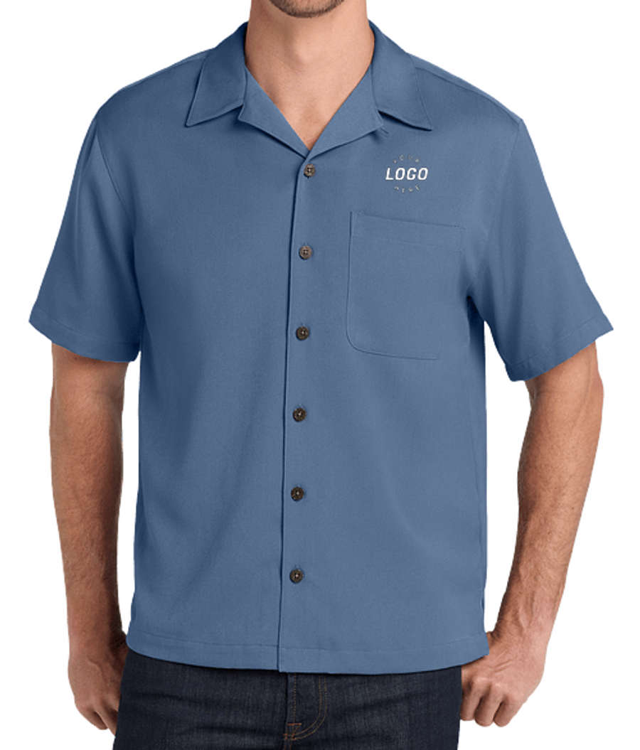 Port Authority Easy Care Camp Shirt in Blue