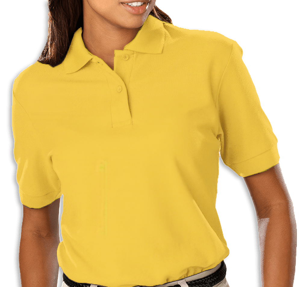Blue Generation Women's Soft Touch Pique Polo - Printed-default