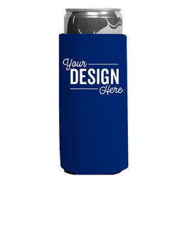Foldable Slim Can Cooler - Color: Royal