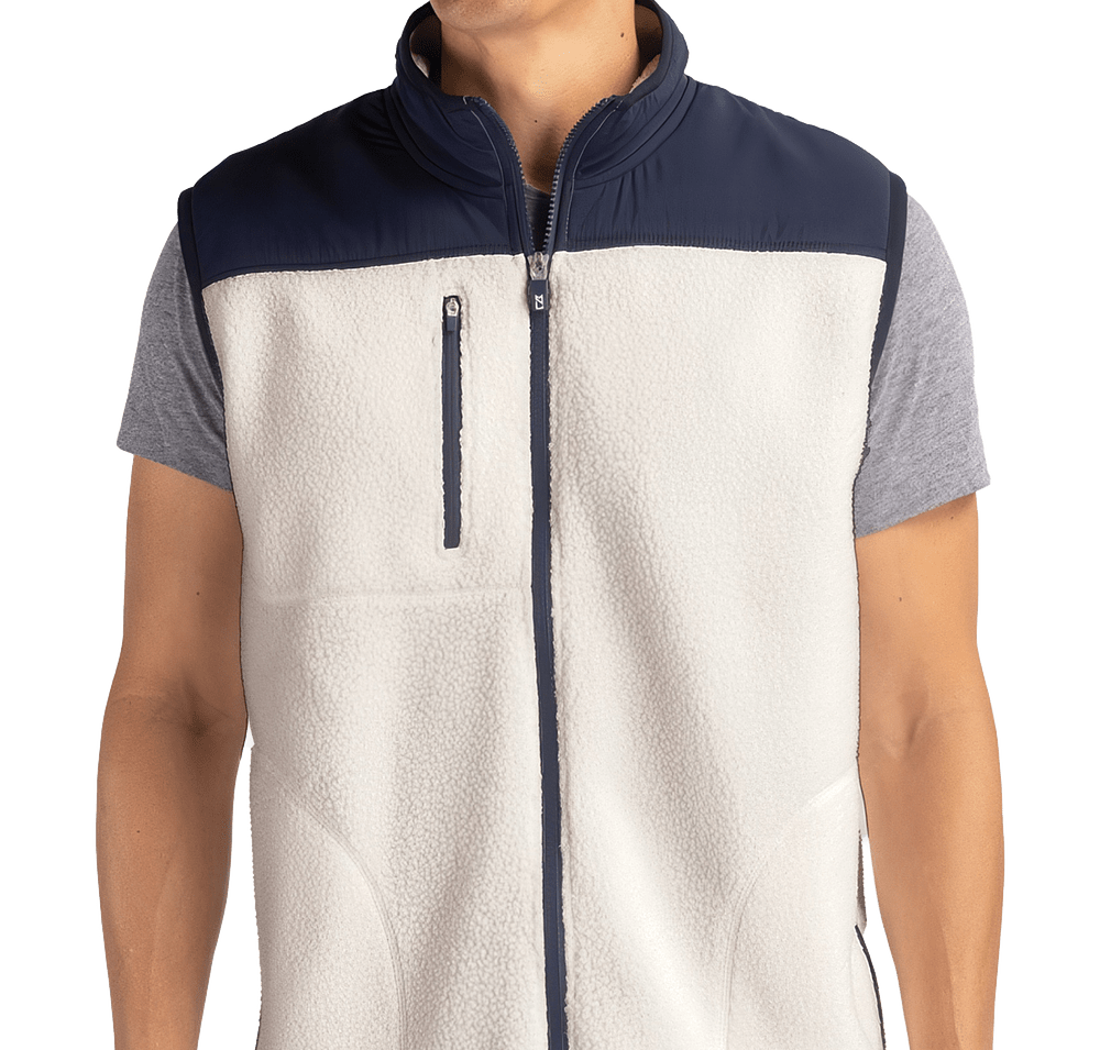 Cutter & Buck Cascade Recycled Sherpa Fleece Vest-default
