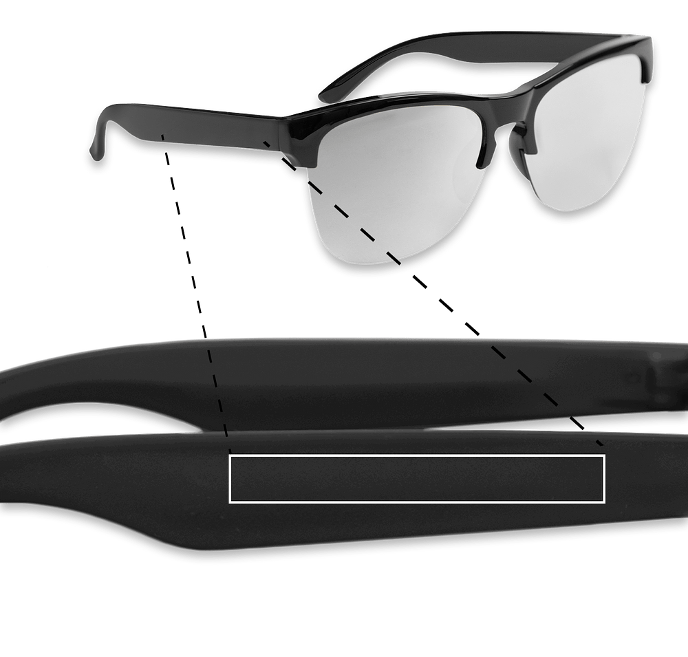 Bentley Recycled Half-Rim Sunglasses-default