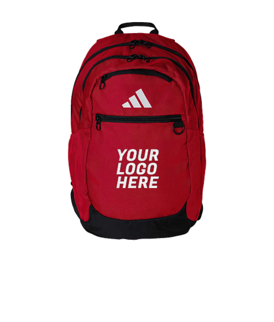 Adidas Striker 3 15" Computer Backpack in Team Power Red