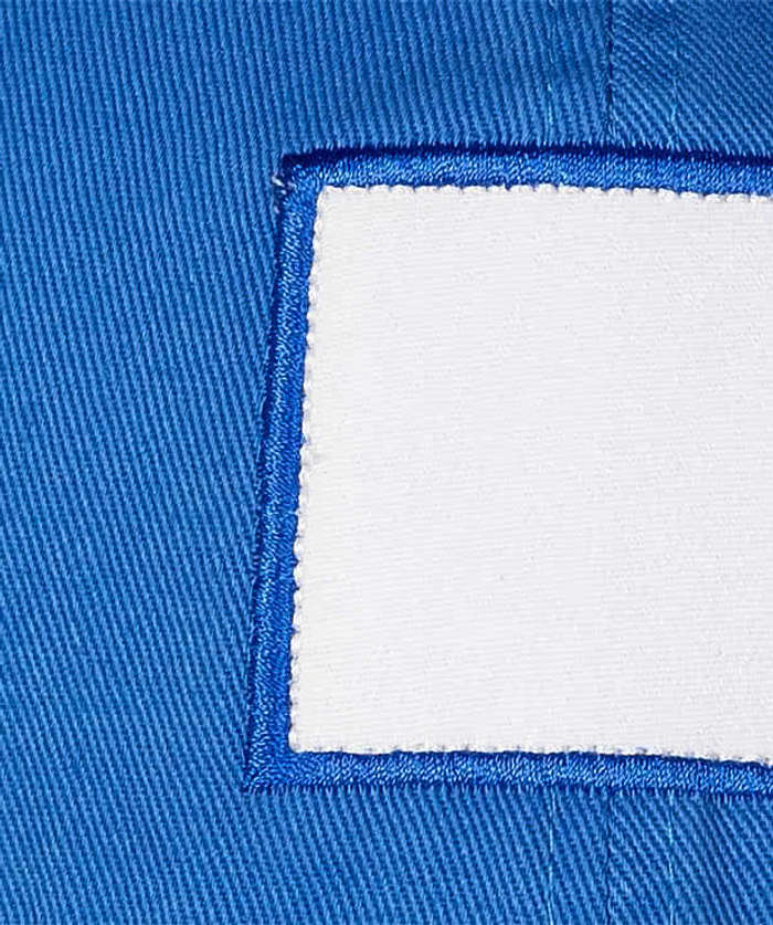 Ahead Largo Washed Twill Baseball Hat - White Rectangle Patch - Printed