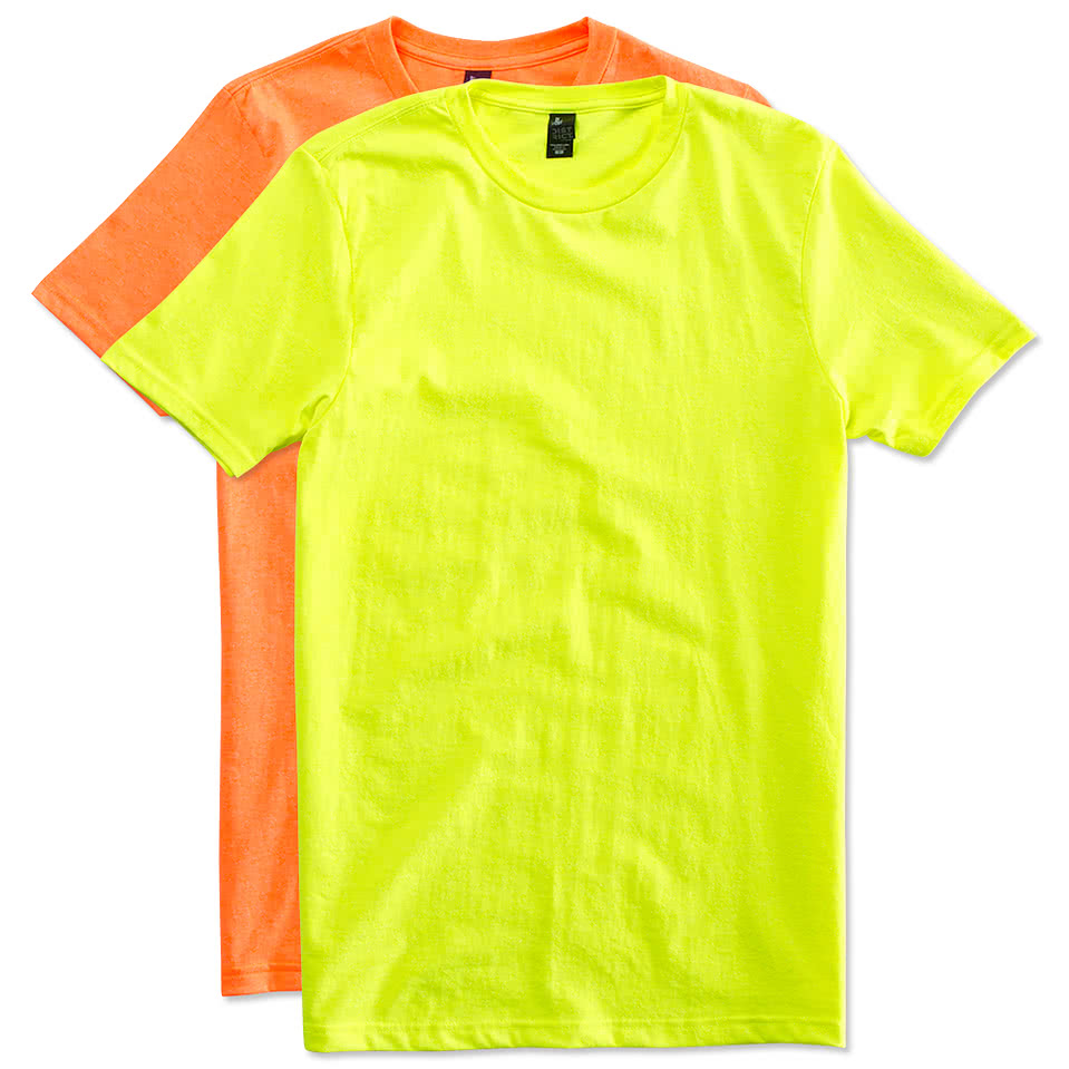 Custom District Neon T shirt Design Short Sleeve T shirts Online at CustomInk