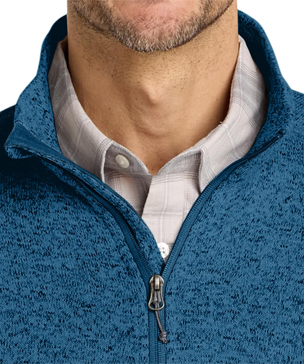 Port Authority Midweight Sweater Fleece Jacket