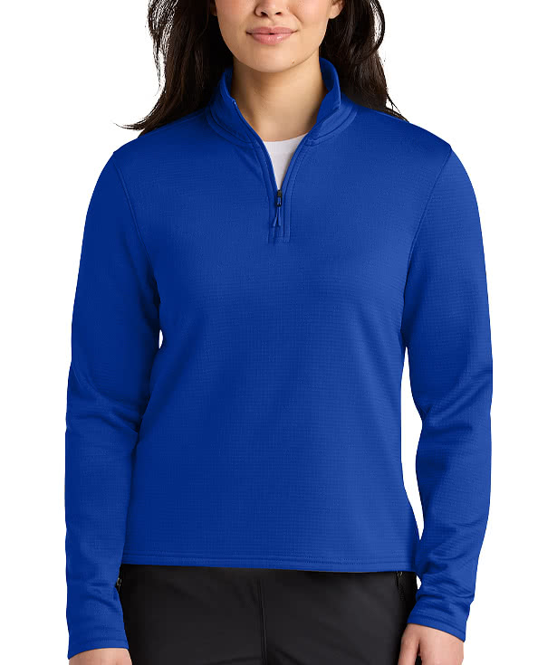 The North Face Women's Aim Fleece Quarter Zip Sweatshirt - Embroidered
