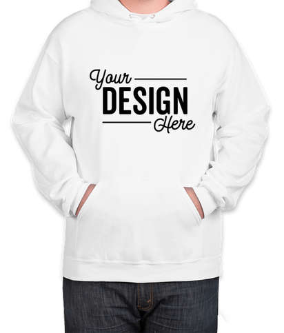 Jerzees Tall Nublend 50/50 Pullover Hoodie - White
