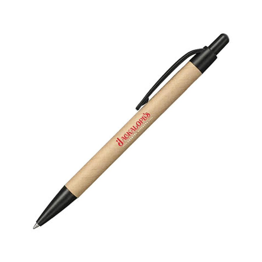 Recycled Paper Gel Pen (black ink) in Natural