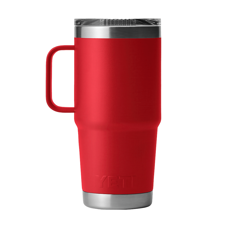 YETI Laser Engraved 20 oz. Rambler Insulated Travel Mug with Stronghold Lid-default