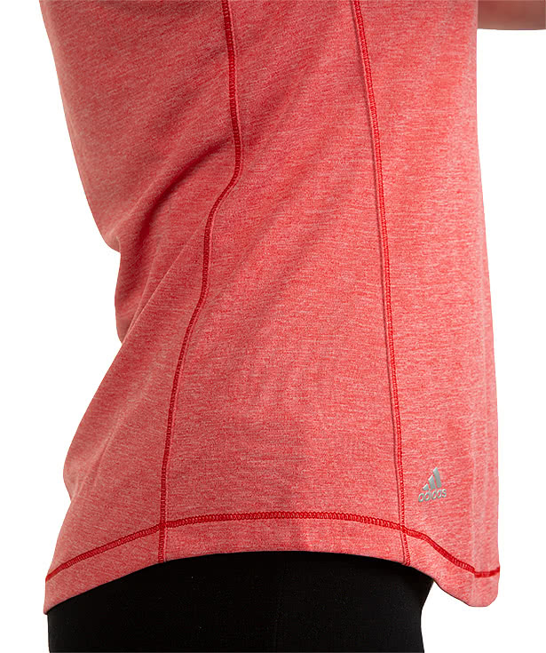 Adidas Women's Heather 100% Recycled UPF 50 Performance Shirt