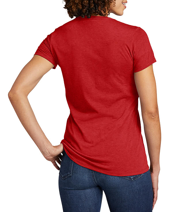 Allmade Women's Tri-Blend V-Neck T-shirt