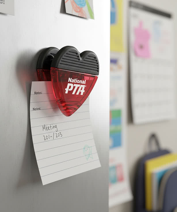Heart Magnetic Memo Clip