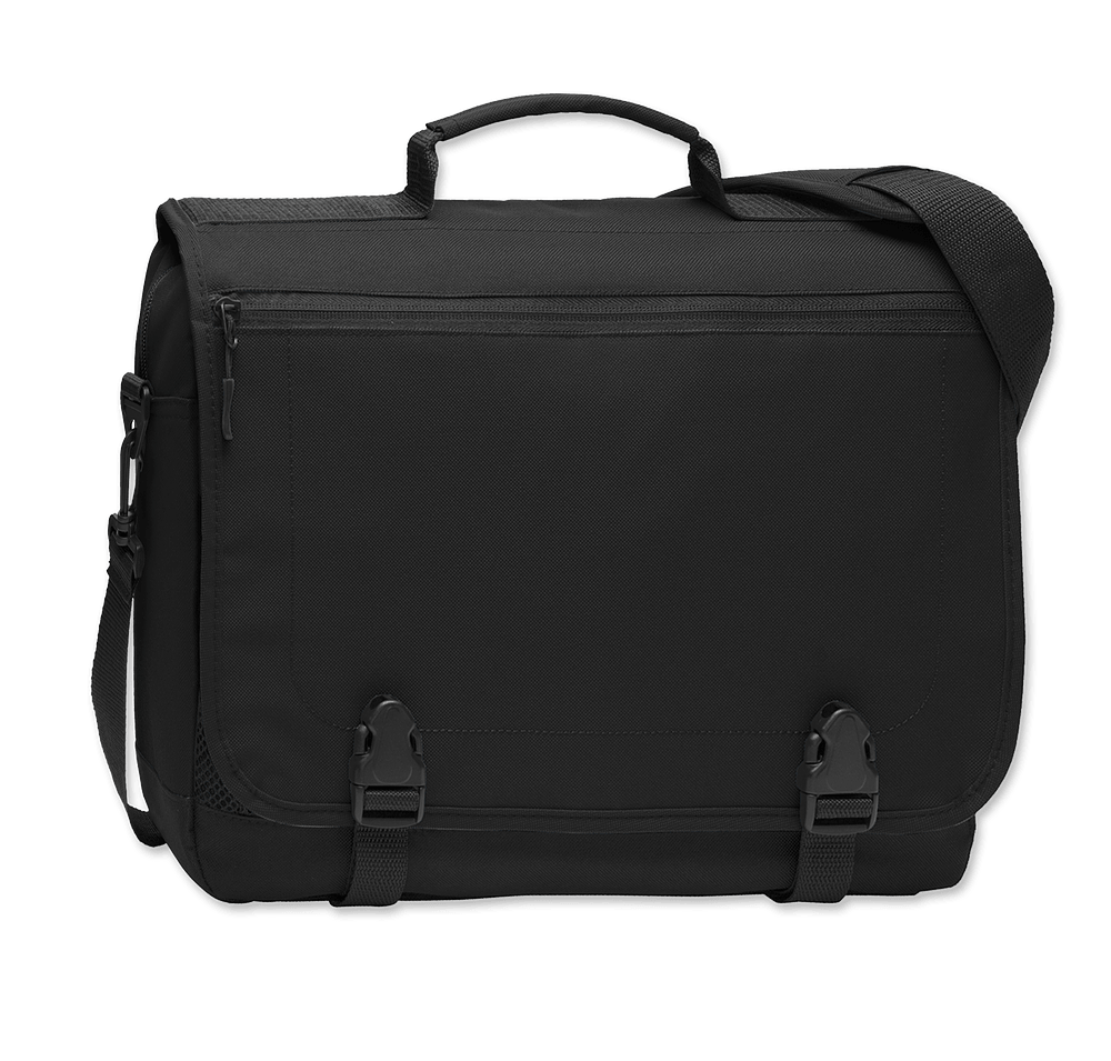 Port Authority Poly Canvas 15" Computer Briefcase-default