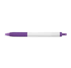 Paper Mate InkJoy White Body Click Pen (black ink) - Color: Purple