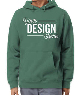 Independent Trading Heavyweight Pullover Hoodie - Color: Alpine Green