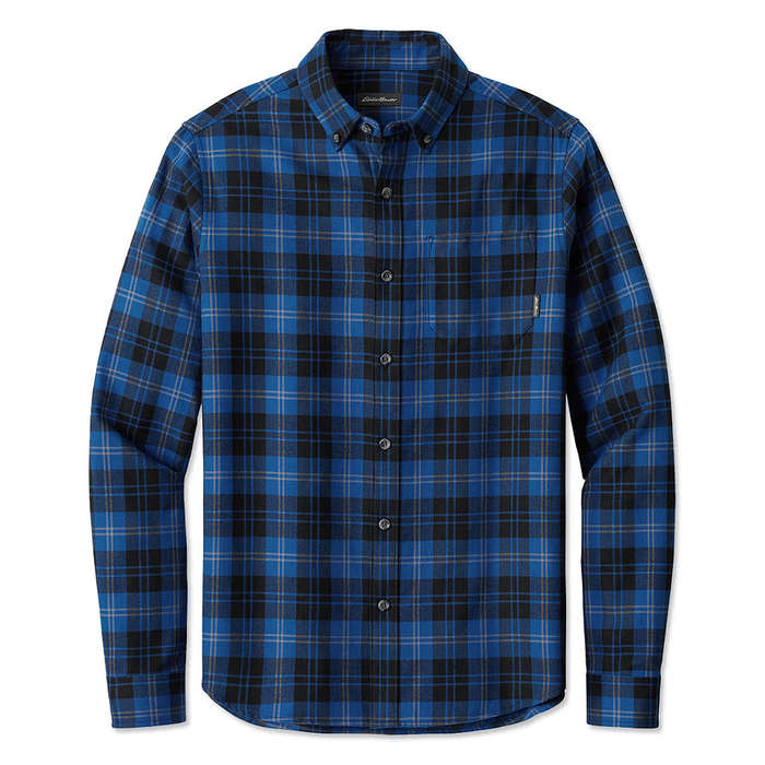 Eddie Bauer Favorite Plaid Flannel Long Sleeve Shirt