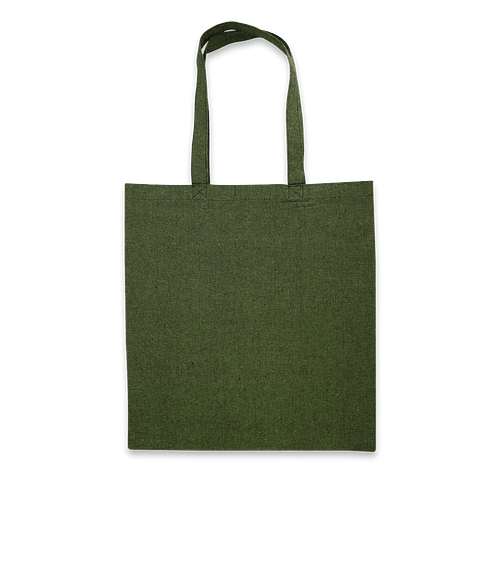Lightweight Recycled Tote Bag in Heather Green