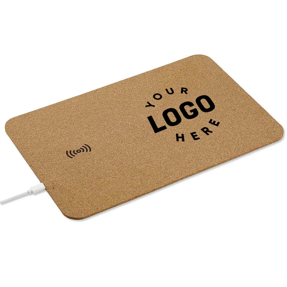 Cork Fast 5W+ Portable Wireless Charging Mouse Pad