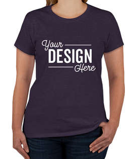 Canada - Gildan Women's 100% Cotton T-shirt - Color: Blackberry