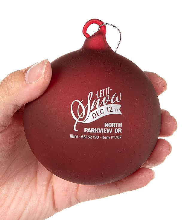 Hand Blown Glass Ornament