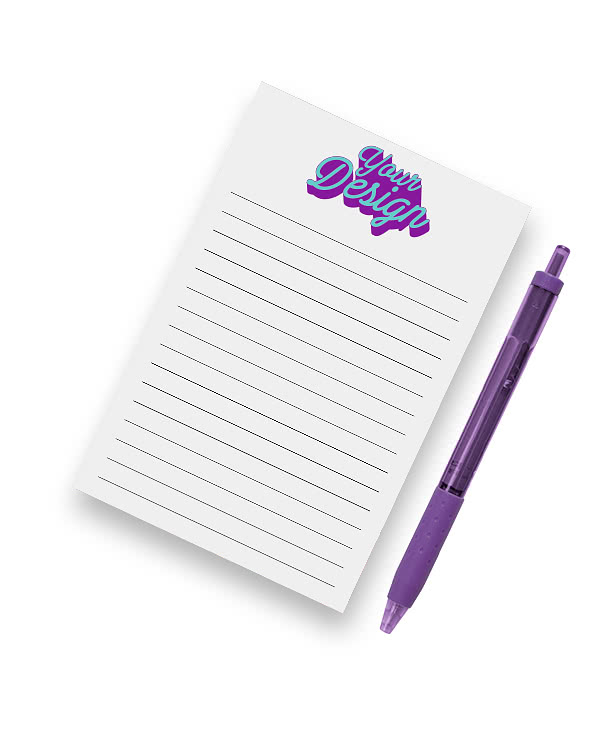 Full Color Souvenir 4" x 6" Lined Scratch Pad - 50 sheets/pad (Case of 250)