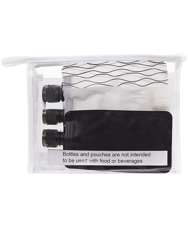 In Transit Travel Bottle Set and Pouch