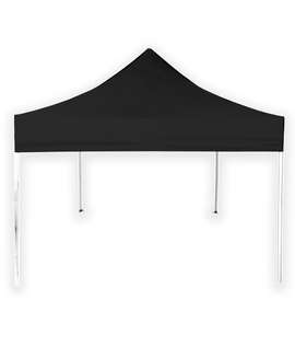 Full Color 10' Heavy Duty Canopy Tent - Color: Black