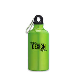 17 oz. Shorty Aluminum Water Bottle - Color: Green