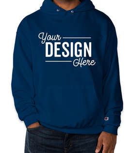 Champion Powerblend Pullover Hoodie - Color: Late Night Blue