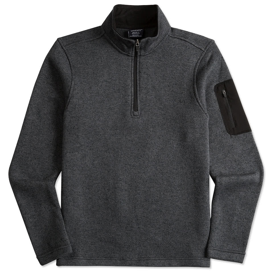 Charles River Quarter Zip Sweater Fleece Pullover