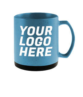 20 oz. Darien Ceramic Speckled Mug - Color: Blue