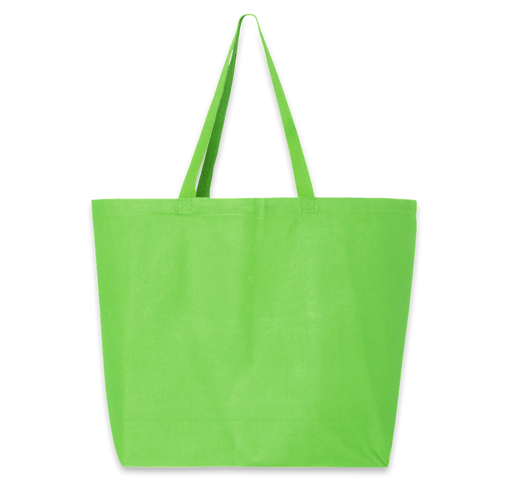 Jumbo Gusseted Cotton Canvas Tote Bag-default