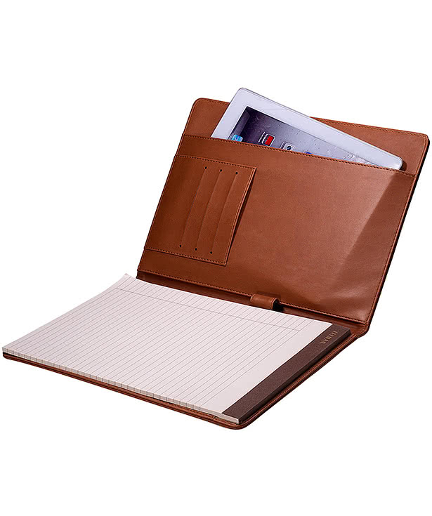 Debossed Leeman Tuscany Duo-Textured Padfolio