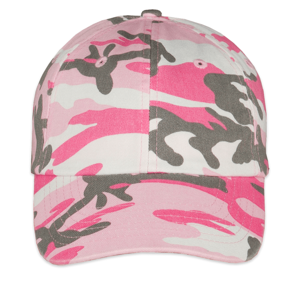 Valucap Bio-Washed Camo Hat-default