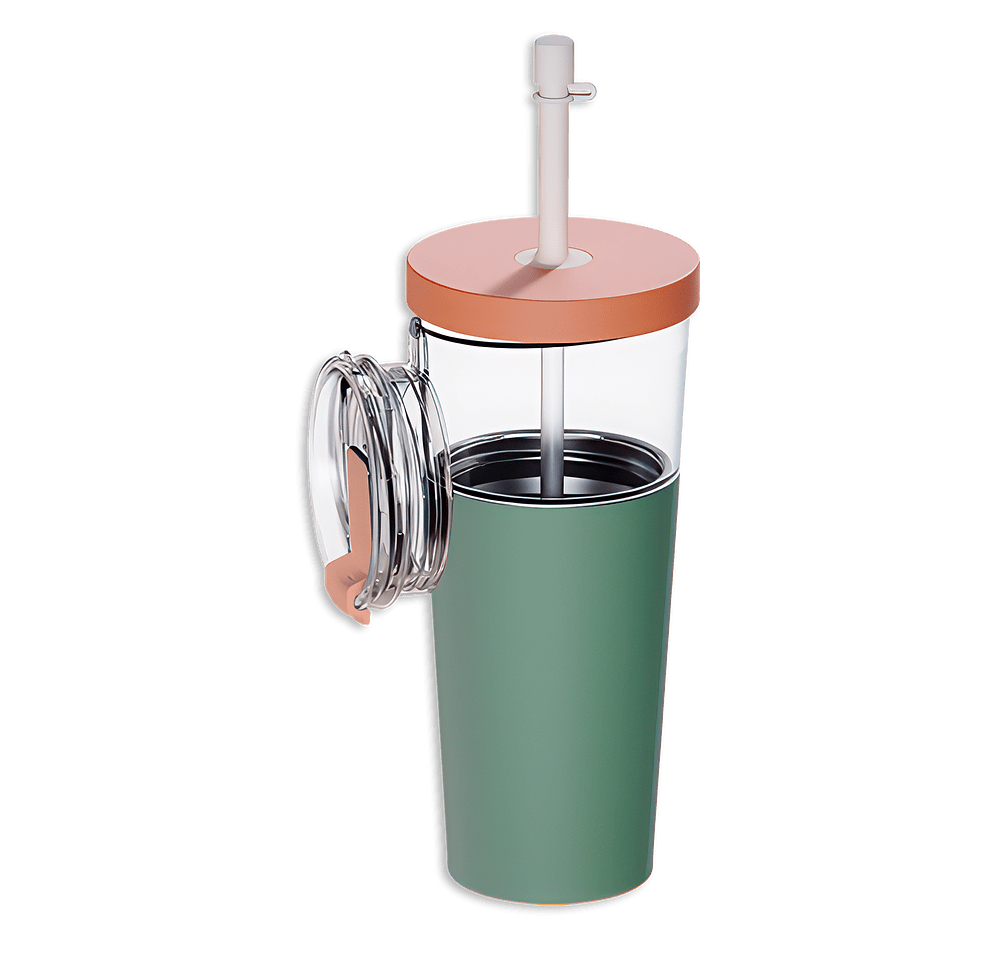 Asobu 28 oz. Marina 2-in-1 Tumbler with 17 oz. Mug and Straw-default